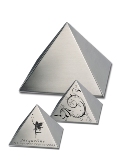 Mini urnen RVS piramide / lasergravure